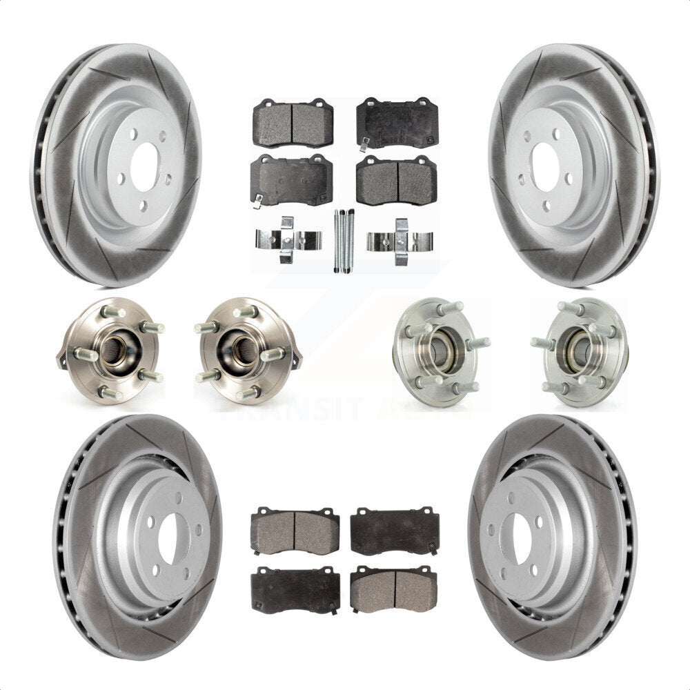 [Avant + Arrière] Kit d'ensemble roulement de roue et moyeu pour Dodge Charger Chrysler 300 Challenger KBB-112687 par Transit Auto