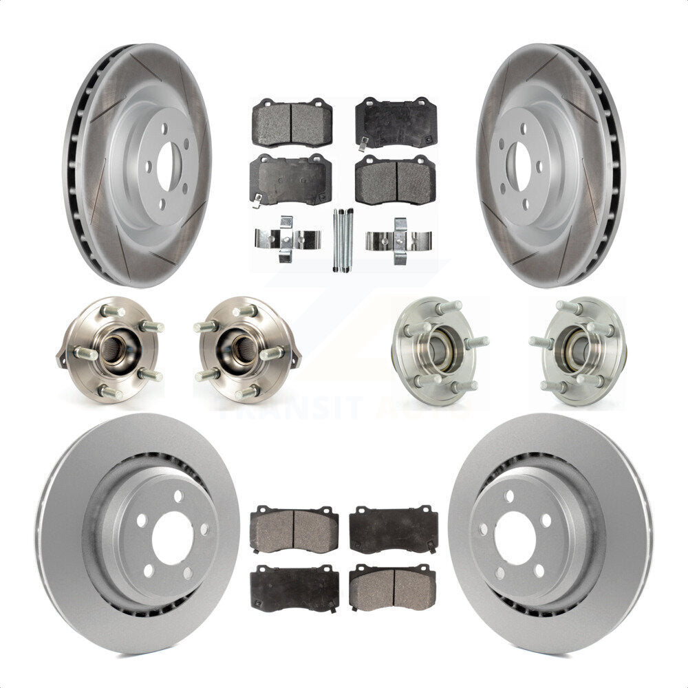 [Avant + Arrière] Kit d'ensemble roulement de roue et moyeu pour Dodge Charger Chrysler 300 Challenger KBB-112688 par Transit Auto