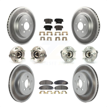 [Avant + Arrière] Kit d'ensemble roulement de roue et moyeu pour Dodge Charger Chrysler 300 KBB-112691 par Transit Auto