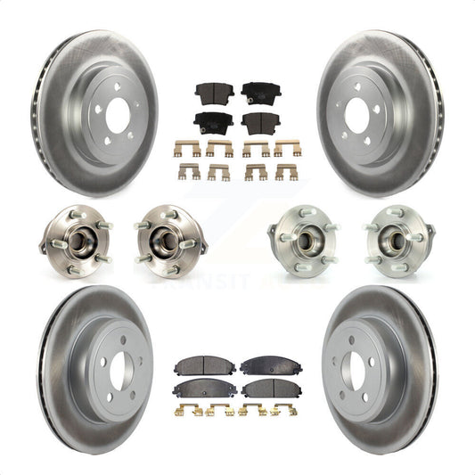 [Avant + Arrière] Kit d'ensemble roulement de roue et moyeu pour Dodge Charger Chrysler 300 KBB-112691 par Transit Auto