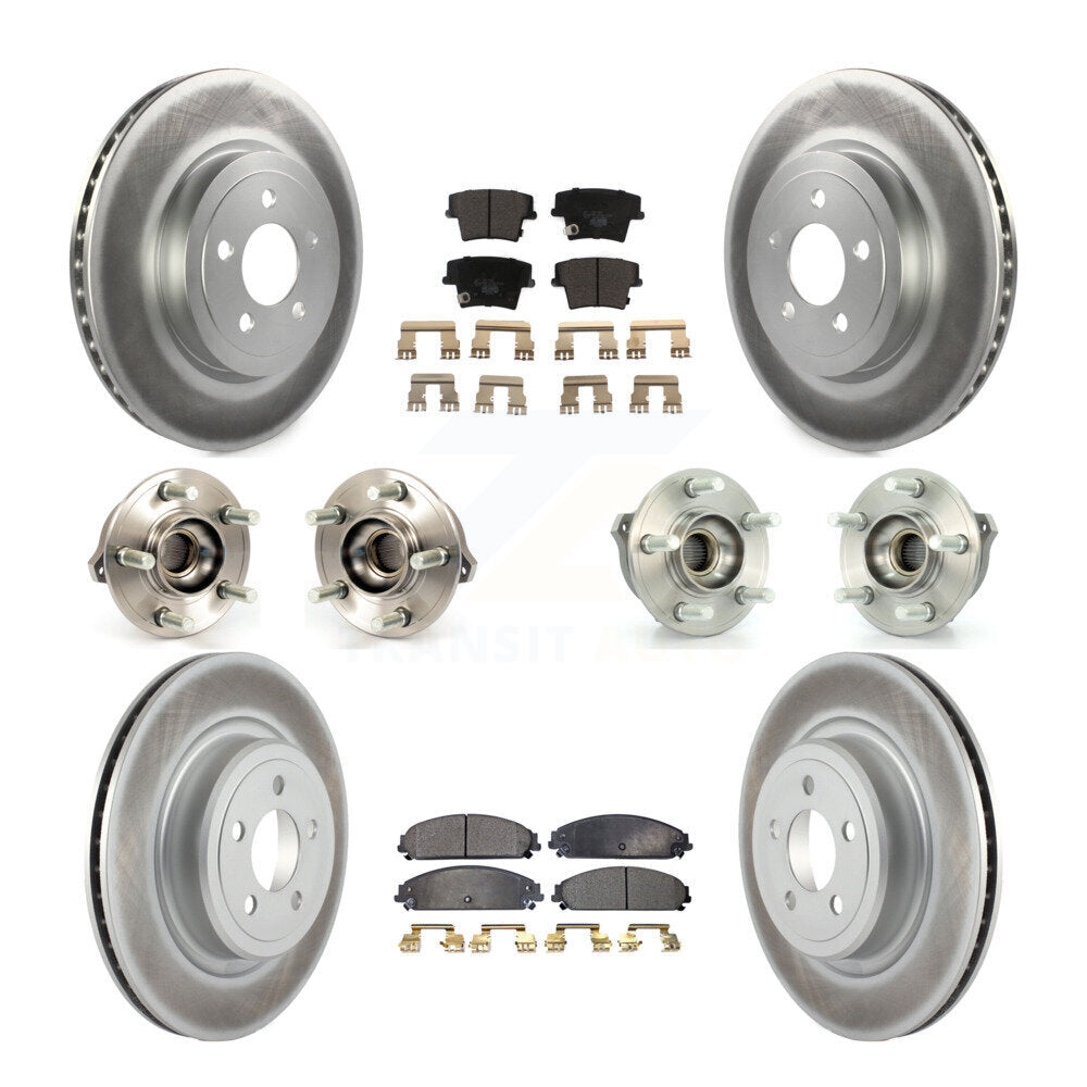 [Avant + Arrière] Kit d'ensemble roulement de roue et moyeu pour Dodge Charger AWD avec 5.7L avec Police Package KBB-112692