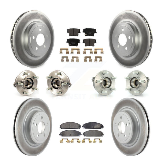 [Avant + Arrière] Kit d'ensemble roulement de roue et moyeu pour Dodge Charger AWD avec 5.7L avec Police Package KBB-112692