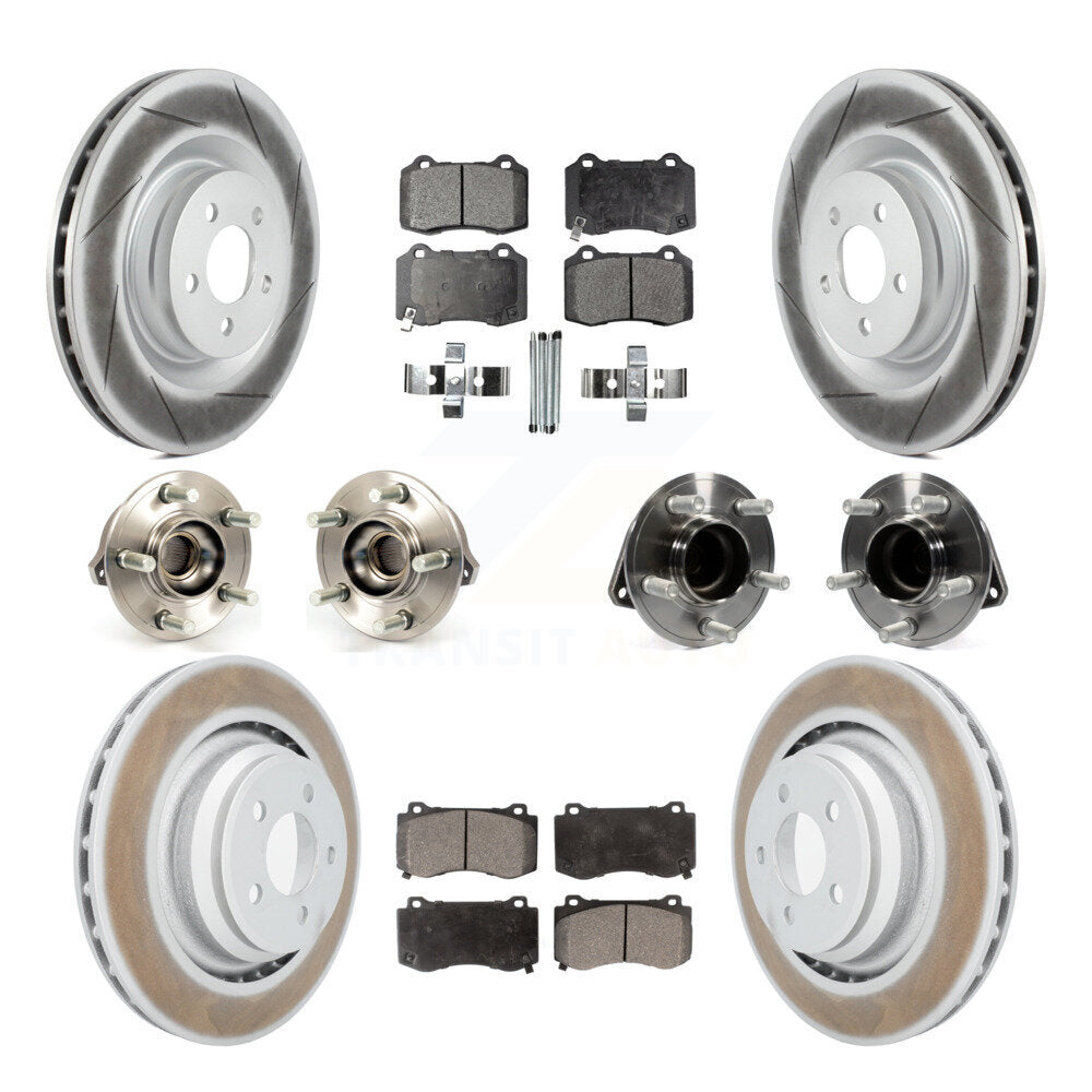 [Avant + Arrière] Kit d'ensemble roulement de roue et moyeu pour 2012 Chrysler 300 SRT8 avec RWD avec Heavy Duty Brakes KBB-112696
