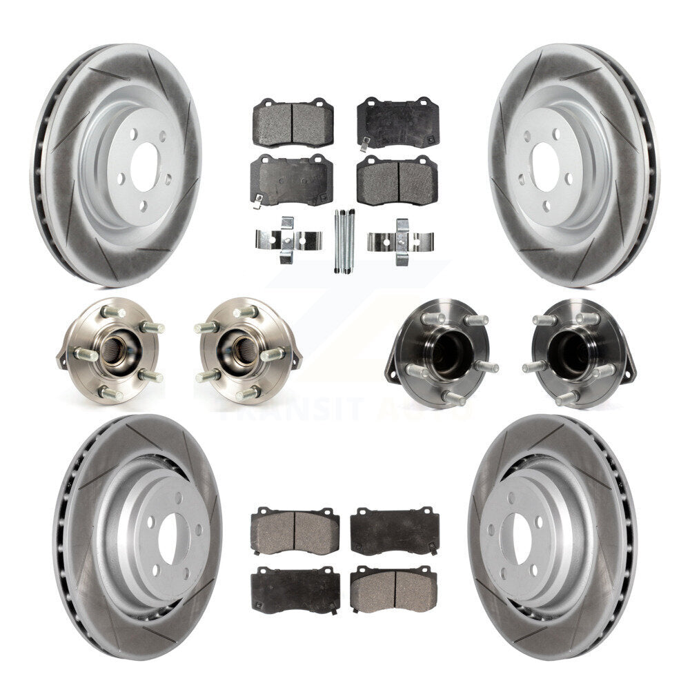 [Avant + Arrière] Kit d'ensemble roulement de roue et moyeu pour 2012 Chrysler 300 SRT8 avec RWD avec Heavy Duty Brakes KBB-112697