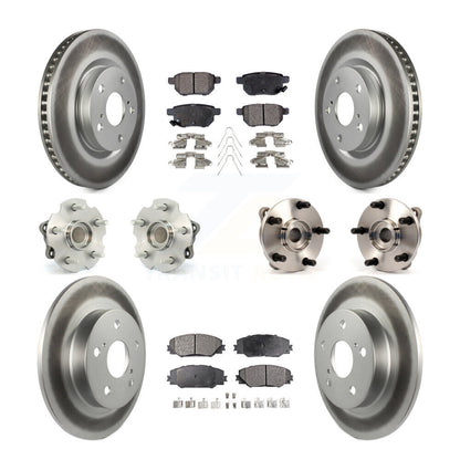 [Avant + Arrière] Kit d'ensemble roulement de roue et moyeu pour 2011-2016 Scion tC Automatic transmission KBB-112702