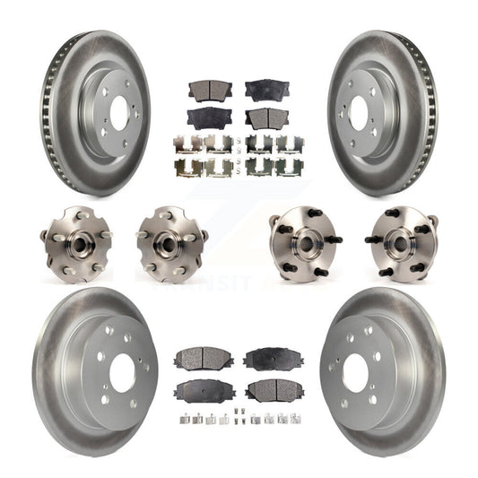 [Avant + Arrière] Kit d'ensemble roulement de roue et moyeu pour Toyota RAV4 avec 3rd Row Seating KBB-112710