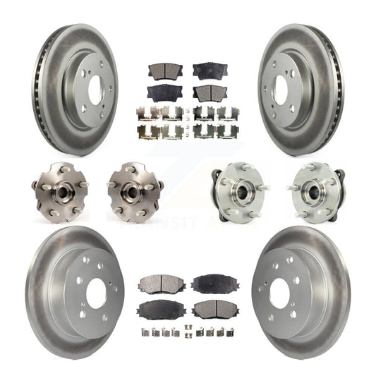 [Avant + Arrière] Kit d'ensemble roulement de roue et moyeu pour 2013-2018 Toyota RAV4 LE avec AWD KBB-112713