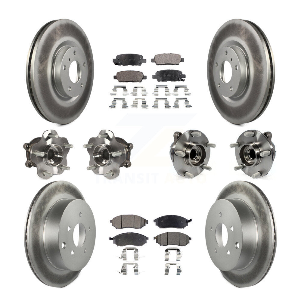 [Avant + Arrière] Kit d'ensemble roulement de roue et moyeu pour INFINITI QX70 M37 Q70 Q70L M56 M35h KBB-112715