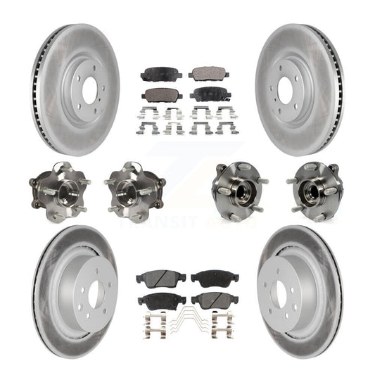 [Avant + Arrière] Kit d'ensemble roulement de roue et moyeu pour INFINITI G37 G35 Q60 KBB-112719