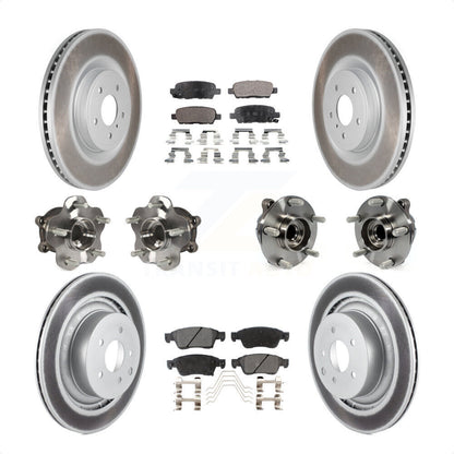 [Avant + Arrière] Kit d'ensemble roulement de roue et moyeu pour 2014 INFINITI Q60 Sport avec RWD sans Package KBB-112720 par Transit Auto