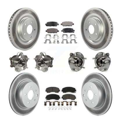 [Avant + Arrière] Kit d'ensemble roulement de roue et moyeu pour 2016-2017 INFINITI QX50 RWD KBB-112724