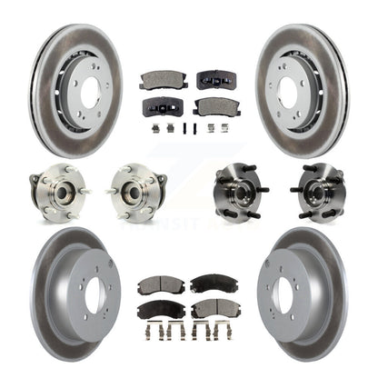 [Avant + Arrière] Kit d'ensemble roulement de roue et moyeu pour 2010-2011 Mitsubishi Lancer Ralliart Sportback avec AWD KBB-112733