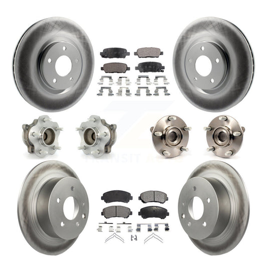 [Avant + Arrière] Kit d'ensemble roulement de roue et moyeu pour 2007-2012 Nissan Sentra SE-R Spec V avec 2.5L KBB-112735