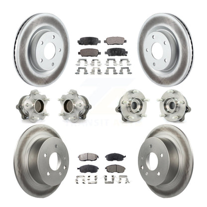 [Avant + Arrière] Kit d'ensemble roulement de roue et moyeu pour Nissan Altima KBB-112736