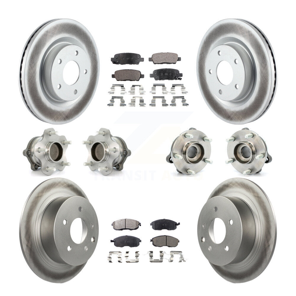 [Avant + Arrière] Kit d'ensemble roulement de roue et moyeu pour Nissan Altima KBB-112738