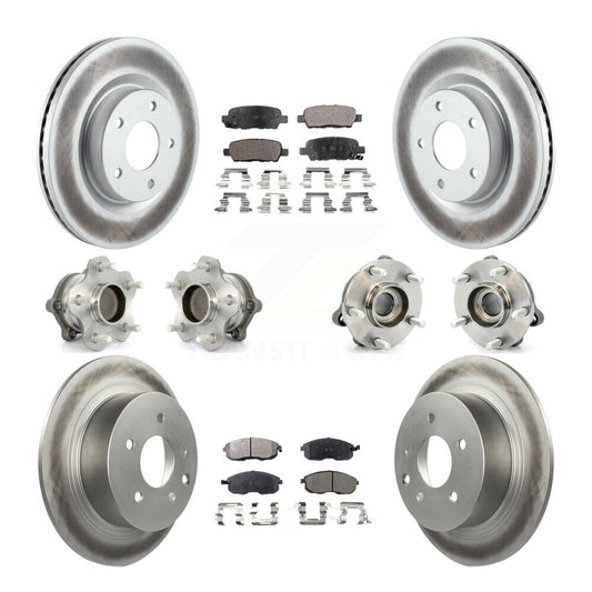[Avant + Arrière] Kit d'ensemble roulement de roue et moyeu pour Nissan Altima KBB-112738