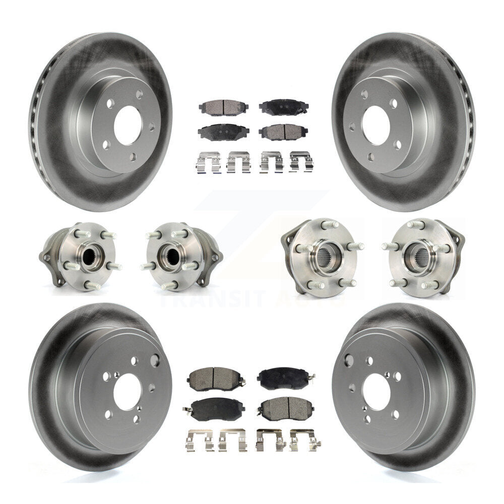 [Avant + Arrière] Kit d'ensemble roulement de roue et moyeu pour 2011 Subaru Impreza Outback Sport 2.5i Premium KBB-112745