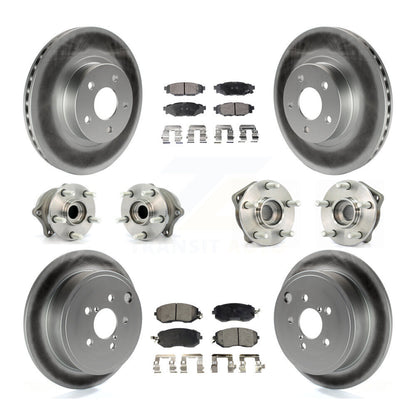 [Avant + Arrière] Kit d'ensemble roulement de roue et moyeu pour 2011 Subaru Impreza Outback Sport 2.5i Premium KBB-112745