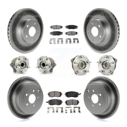 [Avant + Arrière] Kit d'ensemble roulement de roue et moyeu pour Subaru Impreza KBB-112746