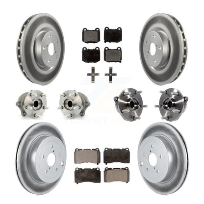 [Avant + Arrière] Kit d'ensemble roulement de roue et moyeu pour Subaru Impreza WRX STI KBB-112750