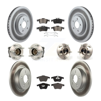 [Avant + Arrière] Kit d'ensemble roulement de roue et moyeu pour Volvo S40 C70 V50 avec 320mm Diameter Rotor KBB-112760