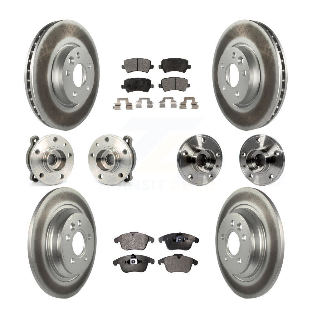 [Avant + Arrière] Kit d'ensemble roulement de roue et moyeu pour 2013-2014 Volvo S60 3.0L avec 300mm Diameter Rotor KBB-112765