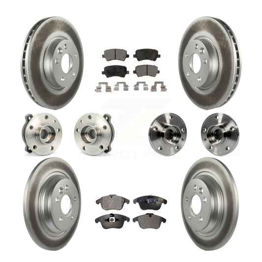 [Avant + Arrière] Kit d'ensemble roulement de roue et moyeu pour 2013-2014 Volvo S60 3.0L avec 300mm Diameter Rotor KBB-112765