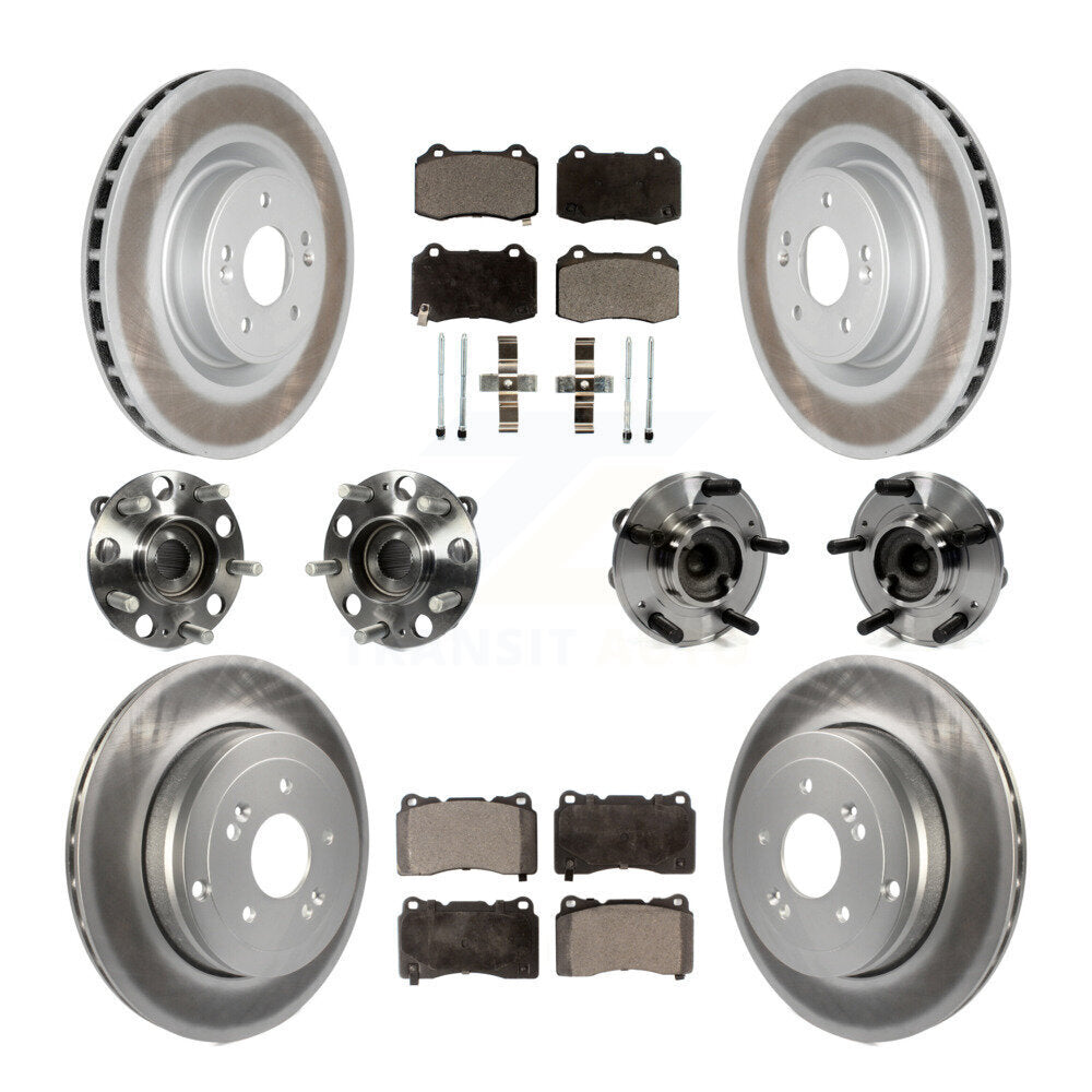 [Avant + Arrière] Kit d'ensemble roulement de roue et moyeu pour Hyundai Genesis Coupe KBB-112767