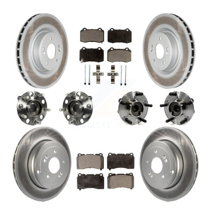 [Avant + Arrière] Kit d'ensemble roulement de roue et moyeu pour Hyundai Genesis Coupe KBB-112767