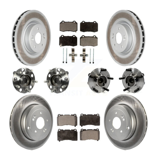 [Avant + Arrière] Kit d'ensemble roulement de roue et moyeu pour Hyundai Genesis Coupe KBB-112767