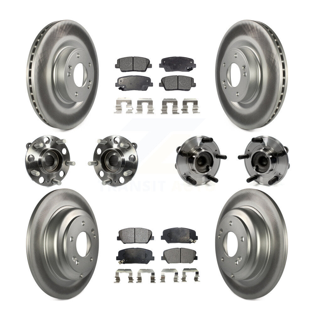 [Avant + Arrière] Kit d'ensemble roulement de roue et moyeu pour Hyundai Genesis Coupe KBB-112768