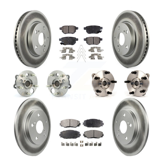 [Avant + Arrière] Kit d'ensemble roulement de roue et moyeu pour 2008-2015 Scion xB KBB-112769