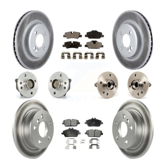 [Avant + Arrière] Kit d'ensemble roulement de roue et moyeu pour 2015 Mini Cooper Convertible avec 2.0L 1.5L avec 280mm Diameter Rotor KBB-112773 par Transit Auto