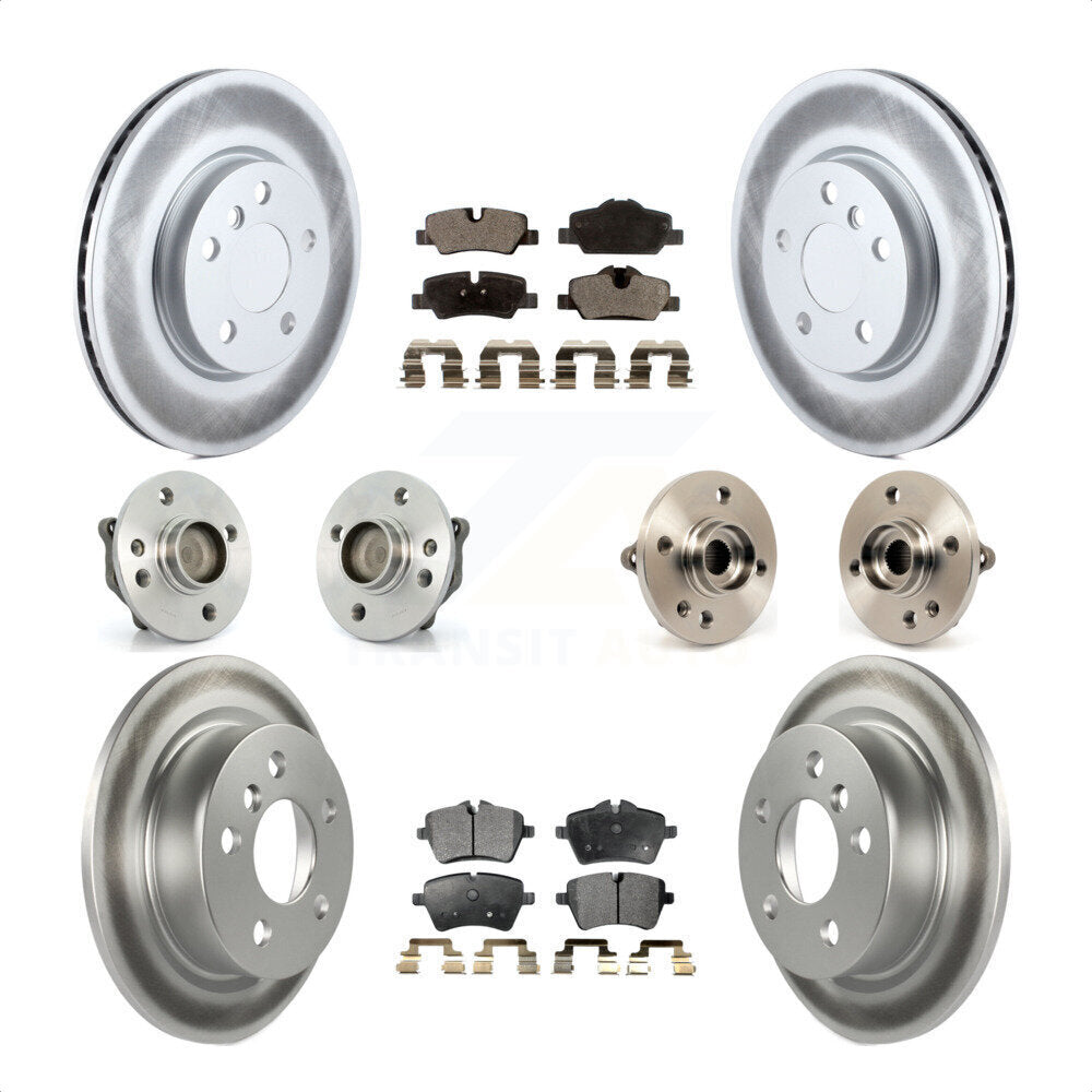 [Avant + Arrière] Kit d'ensemble roulement de roue et moyeu pour 2015 Mini Cooper Convertible avec 2.0L 1.5L avec 294mm Diameter Rotor KBB-112774 par Transit Auto