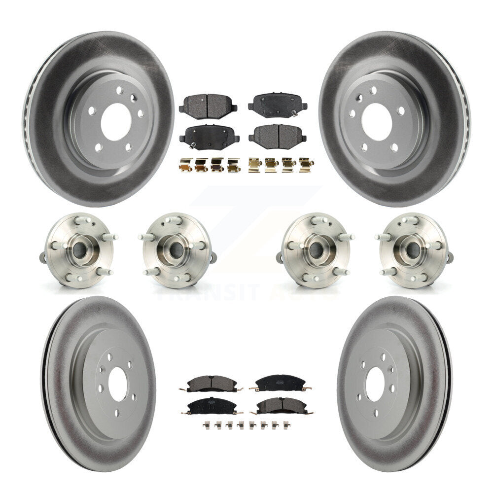 [Avant + Arrière] Kit d'ensemble roulement de roue et moyeu pour 2013 Ford Explorer Sport avec Heavy Duty Brakes KBB-112780