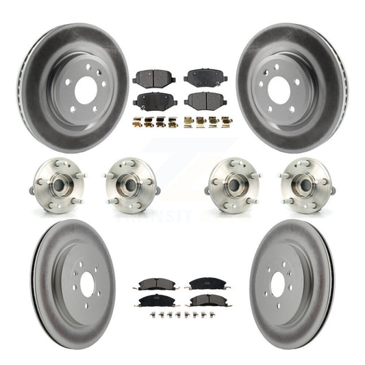 [Avant + Arrière] Kit d'ensemble roulement de roue et moyeu pour 2013 Ford Explorer Sport avec Heavy Duty Brakes KBB-112780