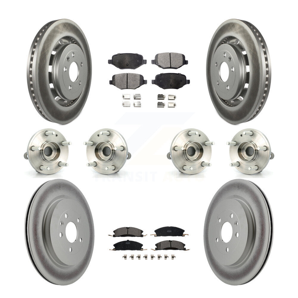 [Avant + Arrière] Kit d'ensemble roulement de roue et moyeu pour Ford Explorer Police Interceptor Utility KBB-112782