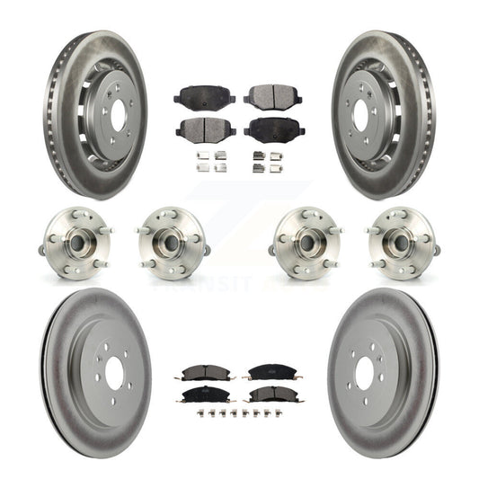 [Avant + Arrière] Kit d'ensemble roulement de roue et moyeu pour Ford Explorer Police Interceptor Utility KBB-112782