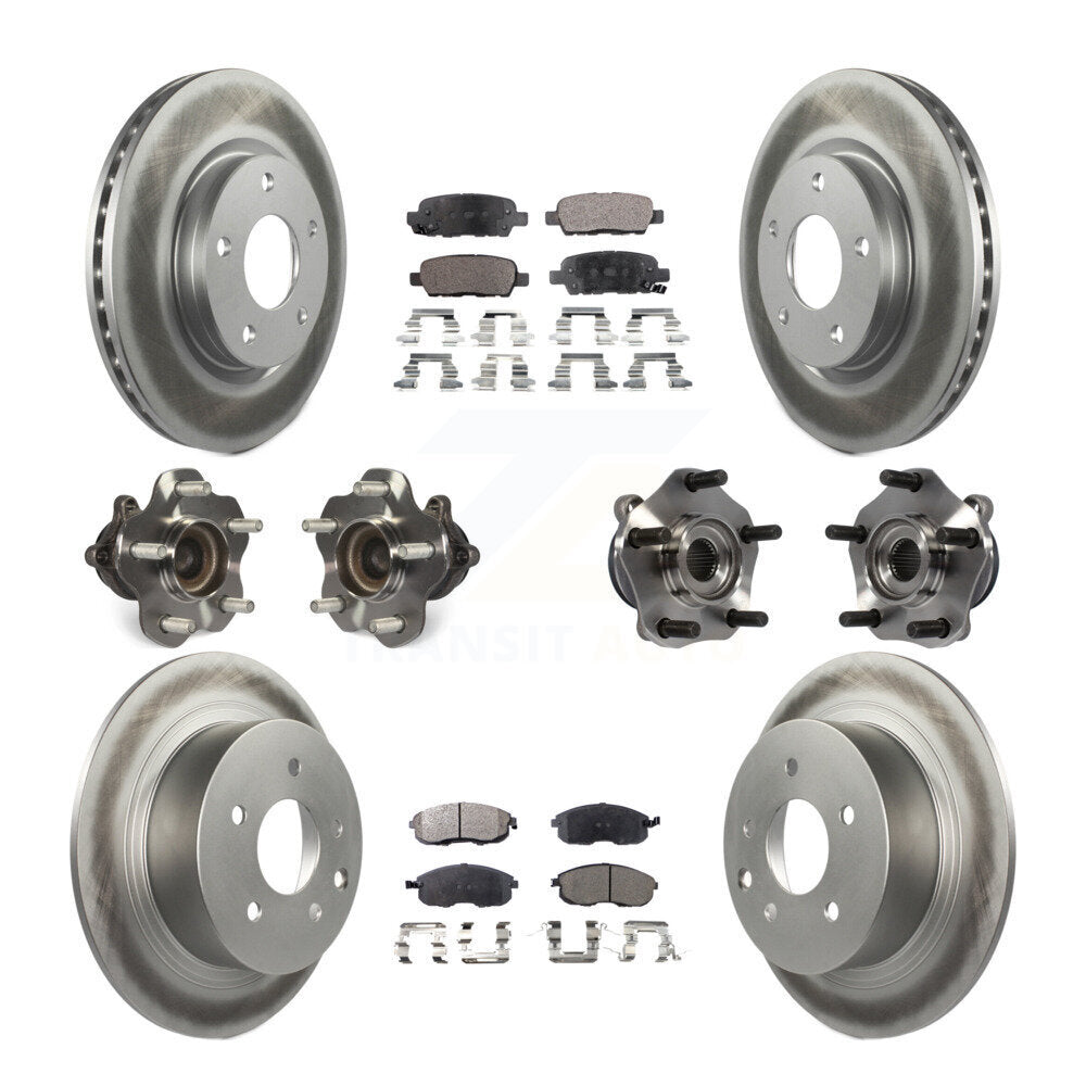 [Avant + Arrière] Kit d'ensemble roulement de roue et moyeu pour Nissan Sentra KBB-112802