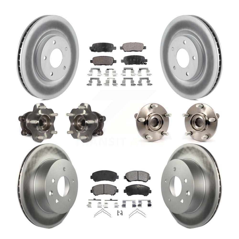 [Avant + Arrière] Kit d'ensemble roulement de roue et moyeu pour 2014-2015 Nissan Rogue Select AWD KBB-112805
