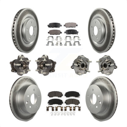 [Avant + Arrière] Kit d'ensemble roulement de roue et moyeu pour Nissan Rogue KBB-112809 par Transit Auto