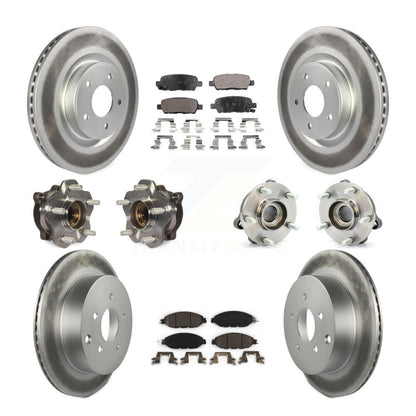 [Avant + Arrière] Kit d'ensemble roulement de roue et moyeu pour Nissan Pathfinder Murano INFINITI QX60 JX35 KBB-112814
