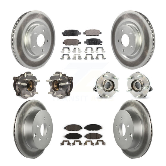 [Avant + Arrière] Kit d'ensemble roulement de roue et moyeu pour Nissan Pathfinder Murano INFINITI QX60 JX35 KBB-112814