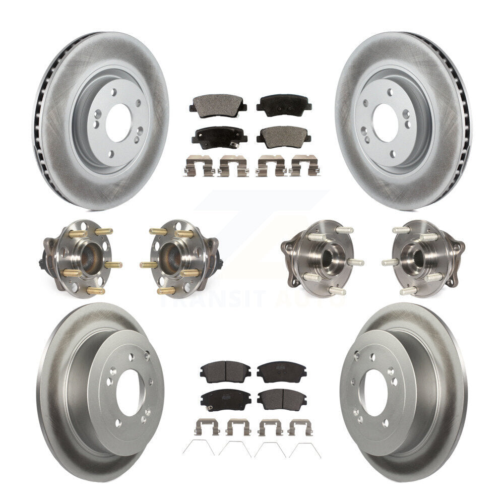 [Avant + Arrière] Kit d'ensemble roulement de roue et moyeu pour 2017-2021 Kia Sportage FWD avec Turbocharged avec Manual Parking KBB-112821