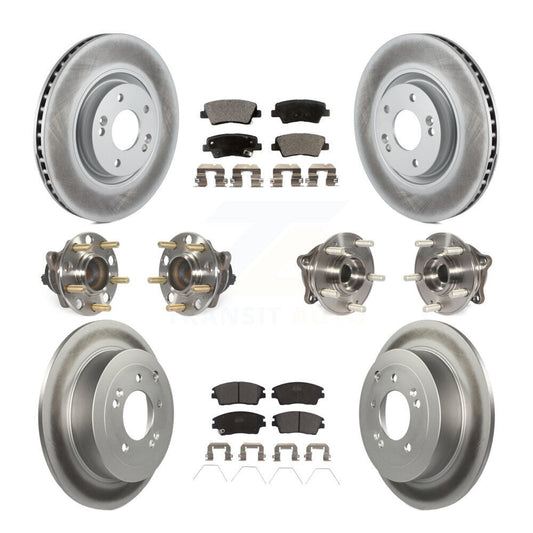 [Avant + Arrière] Kit d'ensemble roulement de roue et moyeu pour 2017-2021 Kia Sportage FWD avec Turbocharged avec Manual Parking KBB-112821