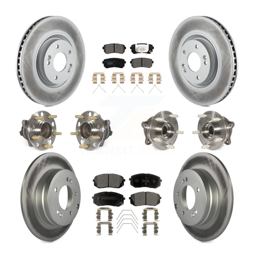 [Avant + Arrière] Kit d'ensemble roulement de roue et moyeu pour Kia Optima avec Manual Parking KBB-112822