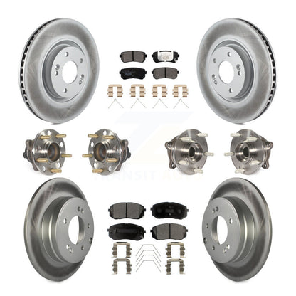 [Avant + Arrière] Kit d'ensemble roulement de roue et moyeu pour Kia Optima avec Manual Parking KBB-112822