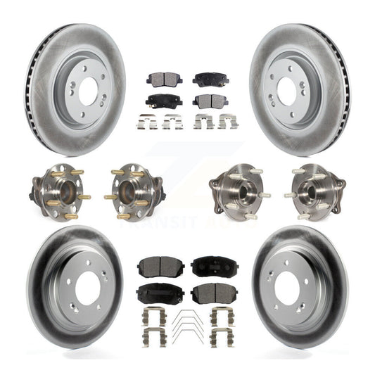 [Avant + Arrière] Kit d'ensemble roulement de roue et moyeu pour 2016 Hyundai Sonata GAS engine avec Electric Parking KBB-112823