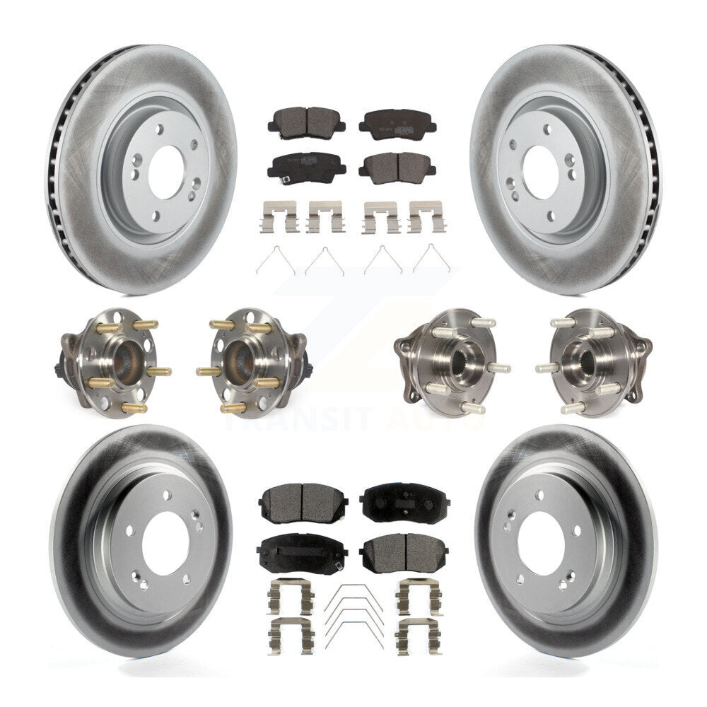[Avant + Arrière] Kit d'ensemble roulement de roue et moyeu pour Kia Optima avec Electric Parking KBB-112824