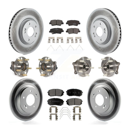 [Avant + Arrière] Kit d'ensemble roulement de roue et moyeu pour Kia Optima avec Electric Parking KBB-112824